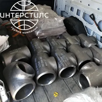 Стальной тройник равнопроходной 76 мм 10 мм 09Г2С ГОСТ 17376-2001 купить в Находке